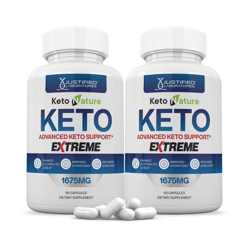 (2 Pack) Keto Nature Keto ACV Extreme Pills 1675MG Keto Support Blend Capsule Alternative to Keto ACV Formulated with Apple Cider Vinegar Extra Virgin Olive Oil Powder Green Tea Leaf 120 Capsules