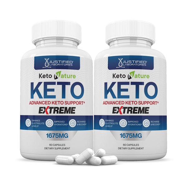 (2 Pack) Keto Nature Keto ACV Extreme Pills 1675MG Keto Support Blend Capsule Alternative to Keto ACV Formulated with Apple Cider Vinegar Extra Virgin Olive Oil Powder Green Tea Leaf 120 Capsules