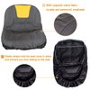 Riding Lawn Mower Seat Covers, Universal Oxford Waterproof Tractor Seat Cover with Storage Bag Compatible with Husq-Varna、Crafts-Man、Cub Ca-det （Grey Medium