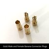 skrnrhrery Banana Bullet Connector Male Female Plug, Compatible with RC Car Boat Drone Battery ESC Motor Battery Equipment Motor Parts (4.0mm) 10 Pairs