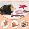 Sotiff 15 Pcs Ferret Toys Include 8 Ferret Rope Chew Toys and 7 Ferret Ball with Bell Toys for Guinea Pigs, Ferret Cage Accessories Durable Knotted Rope Tug Colorful Pompom Ball Toy Gift for Christmas