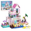 MindBox Girls Seaside Villa Building Blocks,812pcs Beach House Building Toys for Kids Age 8+，Mini Brick