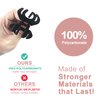 Small Hair Clips for Women Girls Kids, Tiny Hair Claw Clips for Thin/Medium Thick Hair, 1.5 Inch Mini Hair Jaw Clips Matte Octopus Clip Nonslip Spider Clip with Gift Box (Black)