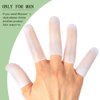 HioIoiH Silicone Finger Protectors for Man, 10 Pack Gel Finger Cots & Protector,Relief from Pain of Finger Tips Cracked, Arthritis