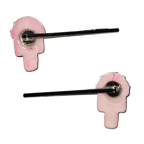 ICE CREAM POPSICLE Summer Bobby PIn Hair Clip Accessory - Set of 2 Handmade