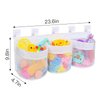 HUIQIFEI Bathroom Bath Toy Storage for Bathtub, Baby Bath Tub Toys Holder, Kids Mesh Shower Organizer Basket
