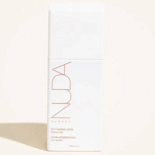 Nuda Self Tanning Lotion | Gradual Tanning Lotion for Light to Medium Skin | Lightweight Self Tanner Lotion Infused with Sodium Hyaluronate & Vitamin C | Vegan & Cruelty-Free, (200 mL)