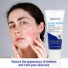 TriDerma Facial Redness Relief Gentle Face Cream, Soothing & Relieving Daily Moisturizer for Redness, Repair Uneven Skin Tone, Irritated or Sensitive Skin | Day/Night | (2.2 Oz. Tube)
