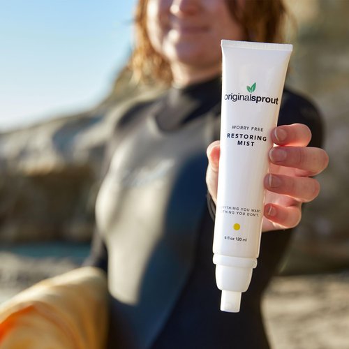 Original Sprout Worry Free Restoring Mist Leave-In Conditioner Treatment for All Hair Types, 4 oz. Bottle