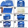 AnapoliZ Supply Drop Favor Box | 24 Count Party Treat Boxes | Battle Gamers Goodie Loot Drop Box | Blue Crate Party Supplies Gamer Decorations