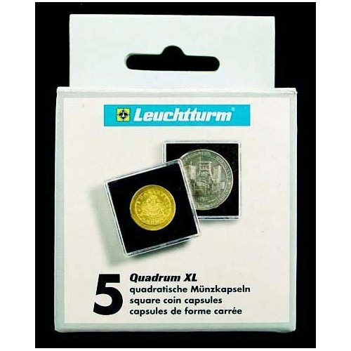 46mm QUADRUM XL Coin Storage - 5 Pack of 46mm Coin Holders