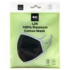 Washable & Reusable Cotton Facial Mask(Black-5 Mask) - Face Mask & Coverings(MADE IN KOREA)