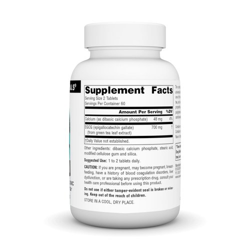 Source Naturals EGCG, Antioxidant and Thermogenic Activator From Green Tea*, 350 mg - 120 Tablets