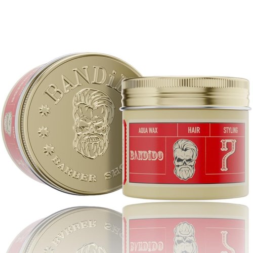 Bandido Aqua Wax 7 | 2-Pack | Strong Hold | Men's Hair Wax, Long Lasting Hold, Easy to Manage | 125ml / 4.22oz