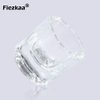fiezkaa 2pcs Nail Dappen Dish Clear Monomer Liquid Cup, Dampen Dish for Acrylic Nails, Manicure Glass Bowl