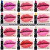 Magic Kiss Pack of 12 Color Changing Aloe Vera Lipstick set, MADE IN USA (Orange)