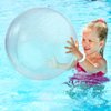 Zhanmai 8 Pieces Inflatable Clear Beach Ball Inflatable Clear Balloons Transparent Swimming Pool Party Ball for Summer Beach, Pool and Party Favor, 16 Inches, 24 Inches