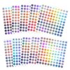 10Sets Number Stickers 1-1000 Label Laser Stickers, Small Round Self-Adhesive Label for Home, Office, Kitchen, and Classroom, Organizing Nail Polish Bottle/Nail Art Sticks/Lipstick (Dia.10mm)