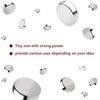 RHINOCATS 60 pcs Refrigerator Magnets，Magnets for Nail Clippers，Small Round Fridge Magnets，Tiny Magnet, Multi-Use for Office, Hobbies, Crafts and Science, Tiny Size：5mm x 3mm(DxH)