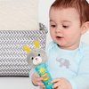 Bambiya Bunny Baby Teething Toy for 6 Months and Up - Baby Teether, Rattle & Musical Toy with Lights, Fun Sound Effects - Baby Toy Gift for Ages 6 Months and Up