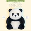 SuzziPals Heatable & Coolable Panda Stuffed Animal, Microwavable Heating Pads for Cramps & Pain, Stuffed Panda Plush for Companion, Lavender Panda Bear Stuffed Animals Plushies for Stress, Panda Gifts