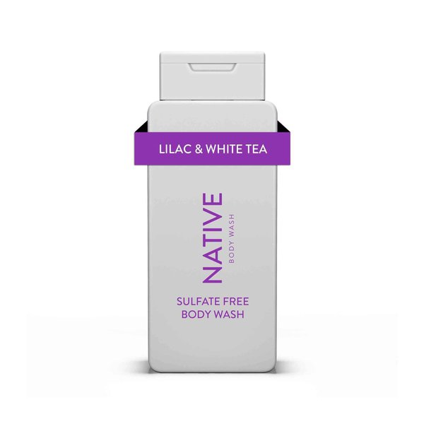 Generic Native Body Wash, Lilac & White Tea, Sulfate Free, Paraben Free, for Men and Women, 18 oz - Pack Of 01