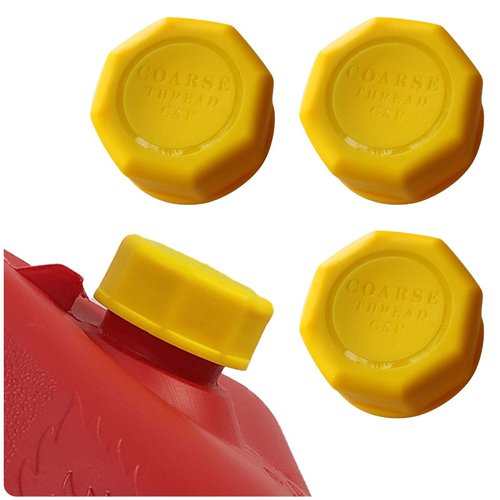 Gas Can Cap, Gas Can Cap Replacement (4 Pack), High Compatibility, Fits most 1/2/3/5 gallon gas can, thickened lid and seal design,More durable and better sealing.