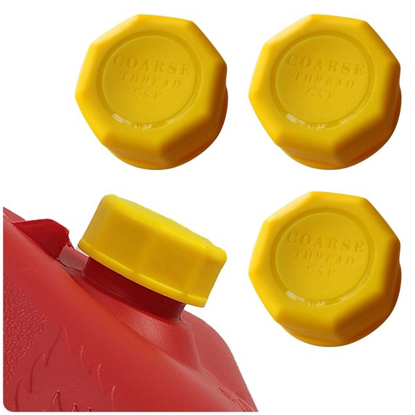 Gas Can Cap, Gas Can Cap Replacement (4 Pack), High Compatibility, Fits most 1/2/3/5 gallon gas can, thickened lid and seal design,More durable and better sealing.