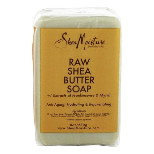 Shea Moisture Raw Butter Bar Soap, 8 Ounce, Pack of 2