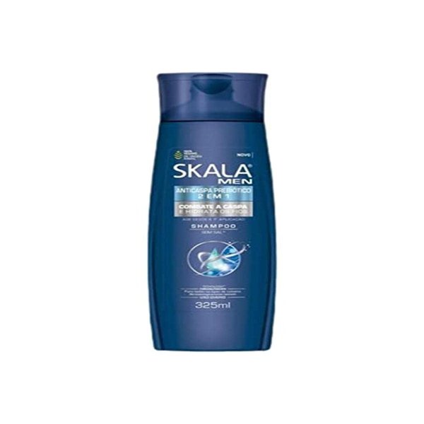 SKALA - Linha Men - Shampoo Anticaspa 2 em 1 (325 Ml) - (Men Collection - 2 in 1 Anti Dandruff Shampoo 11 Fl Oz)