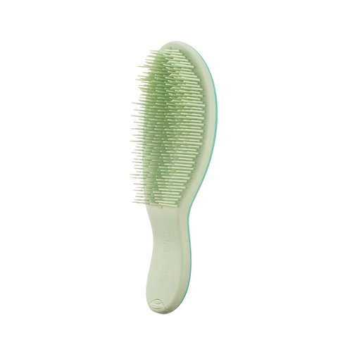 KISMETICS - Supreme Brush + Cleaner, Gentle Detangling, Detangler Hair Brush for All Hair Types. For use on Wet or Dry Hair (Aqua)