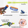 LITTLE FUN TIMES Musical Instruments for Toddlers 1-3 to Develop fine Motor Skills, Toddler Toys Musical Instruments for Kids 9 pcs Baby Instruments Preschool Educational Early Learning and Fun