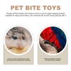 Bird Cuttlebone Cuttlefish Bones with Bell Beak Stone Parrot Beak Desalting Toy Cuddle Bone Pet Training Chew Molar Toy Hanging 25CM