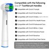 Replacement Toothbrush Heads Compatible with Oral-B Braun, 20 Pcs Professional Electric Brush Heads for Oral B Replacement Heads Refill Pro 500/1000/1500/3000/3757/5000/7000/7500/8000
