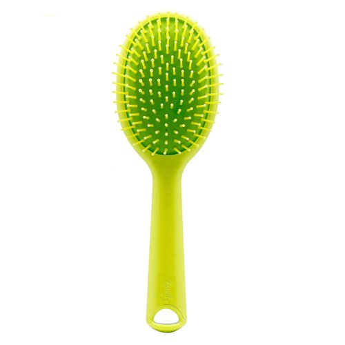 Goody Style Boost Oval Hair Brush, Detangler Brush with Flexible Bristles, Use as a Detangling Brush or Styling Brush, Hair Brush to Tackle Tangles, Knots & Reduce Frizz, All Hair Types, Coral