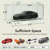 KASTUN 1/64 Scale Modle Cars Storage Case,Display Case for for Hot Wheels Matchbox,12Pack Clear Toy Car Storage,Stackable,Clear,Expandable,for 1/64 Scale Diecast Cars Collection(Case Only)