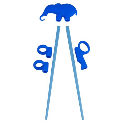 Plum Garden 4 pcs kid chopsticks, learning chopsticks helper for kids, training chopsticks with animals for beginners