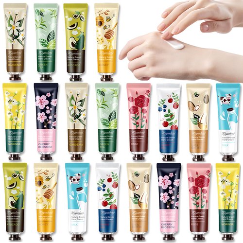20 Pack Hand Cream Gifts Set For Girls Women,Mothers Day Gifts Teacher Appreciation Gift,Nurse Week Gift,Scented Hand Lotion Travel Size for Dry Hands,Mini Hand Lotion Moisturizing Hand Care Lotion