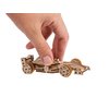 UGEARS Wooden 3D Puzzles for Adults – Compact Racer Model Kits Crafts for Adults Building Kit – Easy DIY Miniature Kit Wooden Models for Adults to Build – 3D Wooden Puzzles for Adults – 90 Pcs