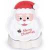 EPHYO 50 Count Christmas Paper Plates Disposable Party Santa Plates for Dessert Dinner Appetizer Salad Cake Cookies Merry Christmas Holiday Dinnerware Party Decoration Supplies