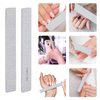 25 Pack 100/180 Grit Nail Files for Acrylic Nails, Rectangle Double Sides Emery Boards Fingernail Files Professional Nail Buffering Files