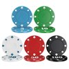 Lynkaye 100 Plastic Poker Chips with no denominations, DIY Print with Your Personalized Text, Poker Card Game Chips Bulk, Counting Discs Markers for Learning Math Counting, Game Play, Party