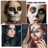 White Lipstick Lip Gloss,Professional Vampire Clown SFX Cosplay Goth Halloween Makeup,White Face Body Paint - White