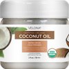 velona USDA Certified Organic Coconut Oil Extra Virgin - 2 fl oz | Food and Cosmetic Grade | in jar | Extra Virgin, Cold Pressed