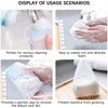 20 PCS Multicolor Exfoliating Mesh Soap Saver Pouch Bag Sack Bubble Foam Net Bags with Drawstring Soap Bags Face Cleansing Foaming Nets for Shower Foaming, 4.7 x 3.5 inche Easy to Store,Cleansers