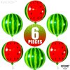 KatchOn Watermelon Balloons, 6 Count, 22 Inch, One In A Melon Party Decorations, Summer Party Decorations