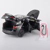 OANMYJJO Toy Cars Y 1/24 Zinc Alloy Diecast Metal Model Car, Pull Back Toy Model with Light and Music, Suitable for Children Aged 3 and Above as Gifts(Black)