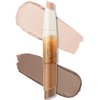 FOCALLURE 2 in 1 Cream Bronzer and Highlighter Stick,Non-greasy & Non-drying Contour Pencil,Easy to Create a Natural Matte Finishing,Long Lasting & Waterproof Face Brighten Make up Pen,SOUR CREAM