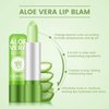 Ownest 5 Packs Aloe Vera Lipstick, Long Lasting Nutritious Soothing Lip Balm, Lips Moisturizing Magic Temperature Color Change Lipstick, Lip Care