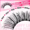 Fluffy Lash Clusters Wispy Eyelash Extension 10-18MM 180Pcs Individual Lashes Clusters Natural Eyelashes Extensions DIY at Home by Pleell